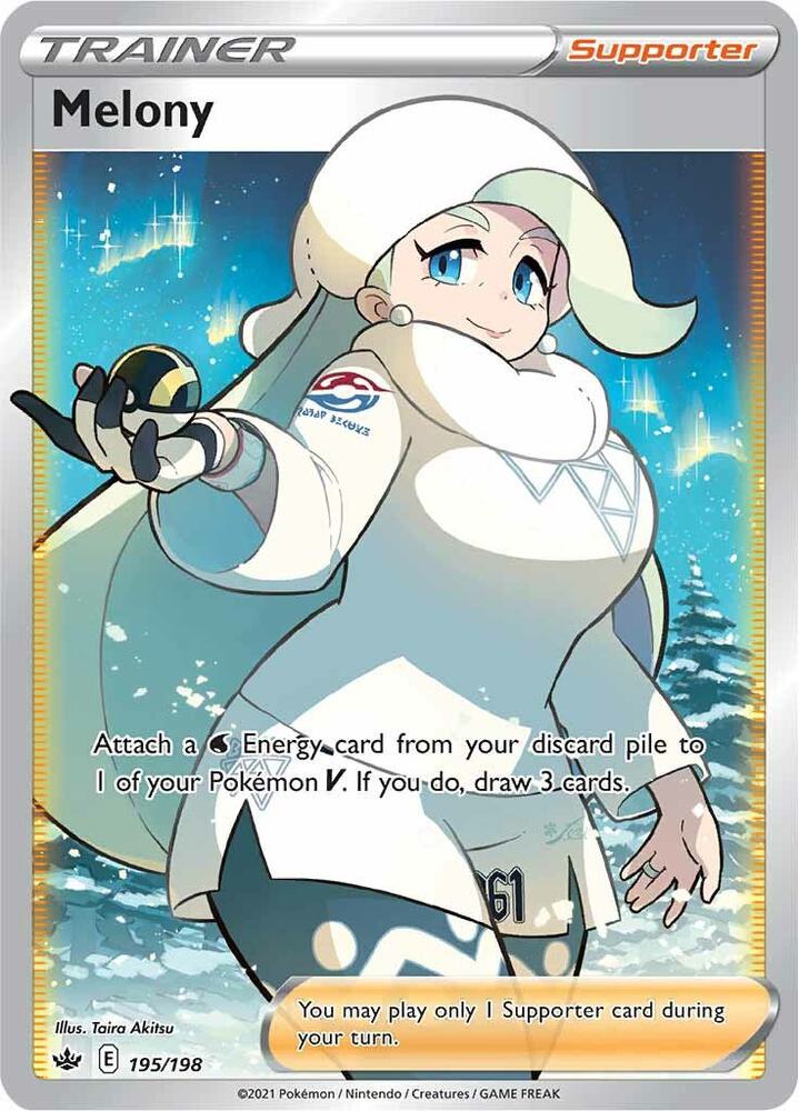 Pokemon Melony 195/198 Chilling Reign