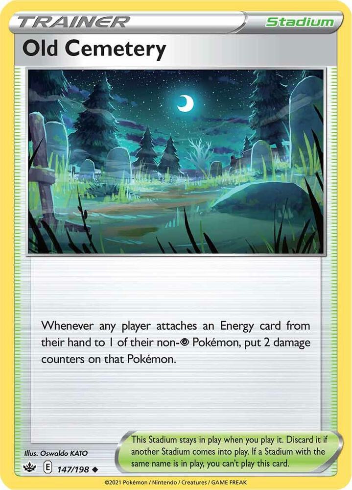 Pokemon Old Cemetery 147/198 Chilling Reign