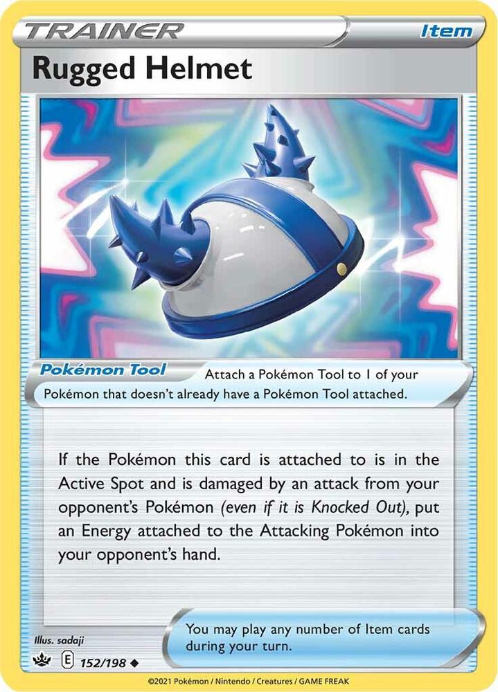 Pokemon Rugged Helmet 152/198 Chilling Reign