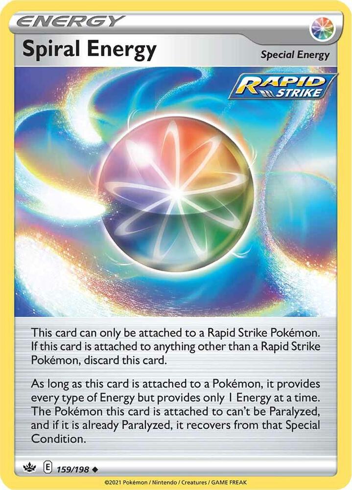 Pokemon Spiral Energy 159/198 Chilling Reign