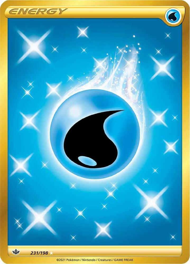 Pokemon Water Energy 231/198 Chilling Reign