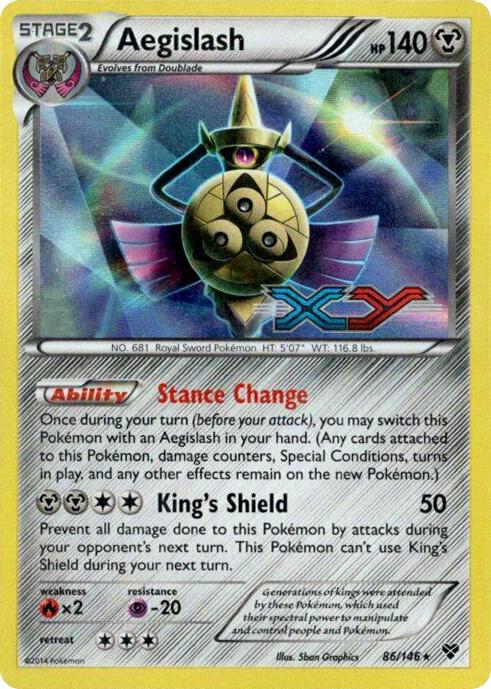 Pokemon Aegislash 86/146 Black Star Promos