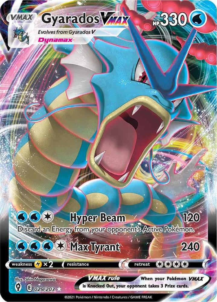 Pokemon Gyarados VMAX 29/203 Evolving Skies