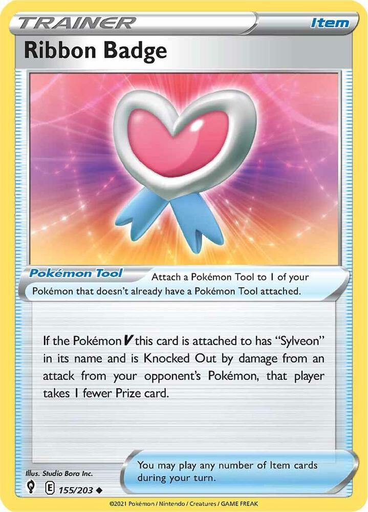 Pokemon Ribbon Badge 155/203 Evolving Skies