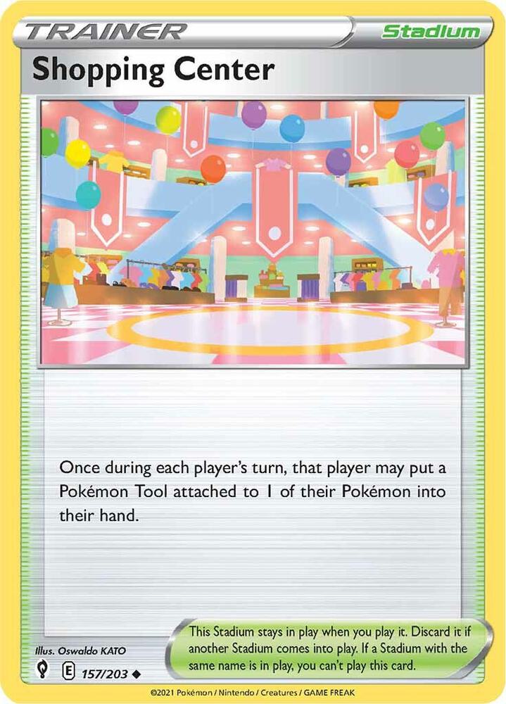 Pokemon Shopping Center 157/203 Evolving Skies