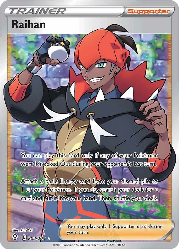Pokemon Raihan 202/203 Evolving Skies
