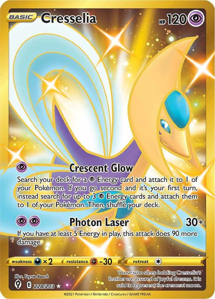 Pokemon Cresselia 228/203 Evolving Skies