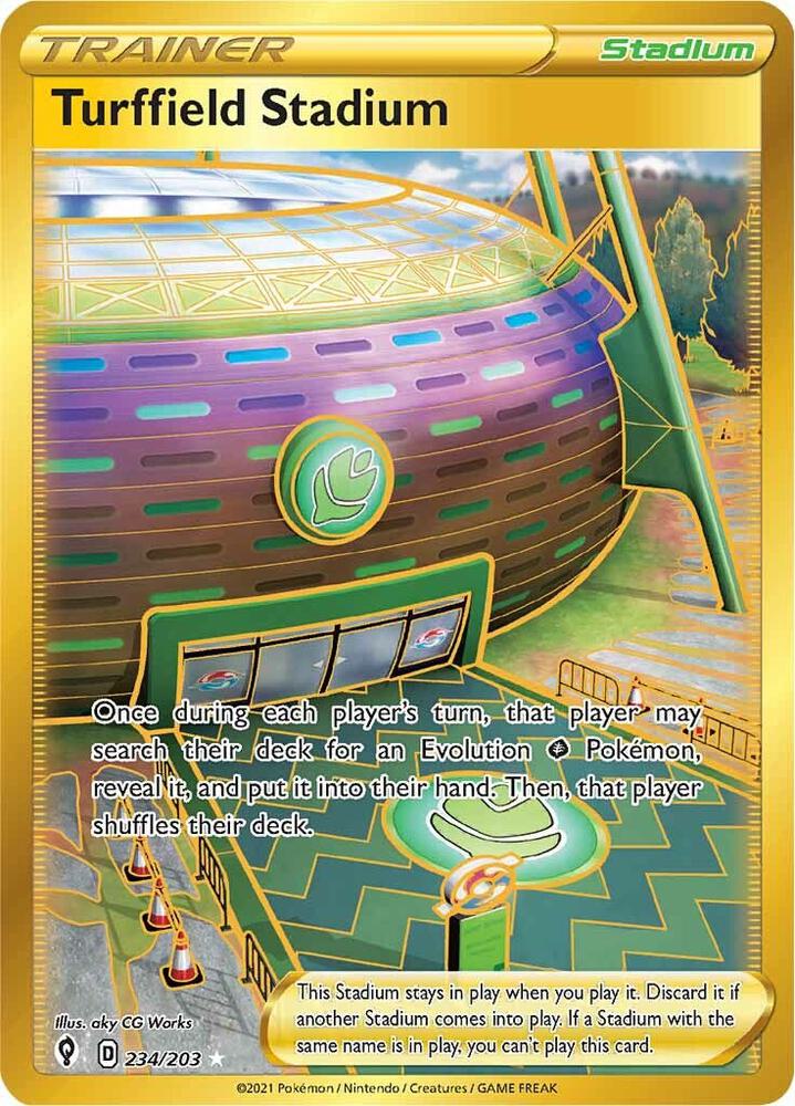 Pokemon Turffield Stadium 234/203 Evolving Skies