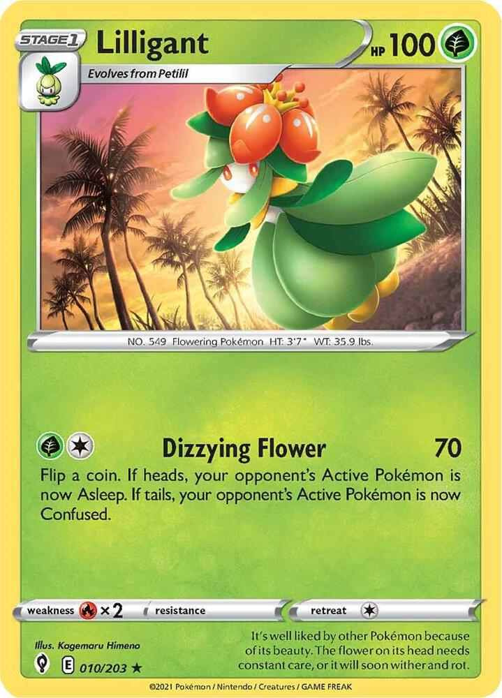 Pokemon Lilligant 10/203 Evolving Skies