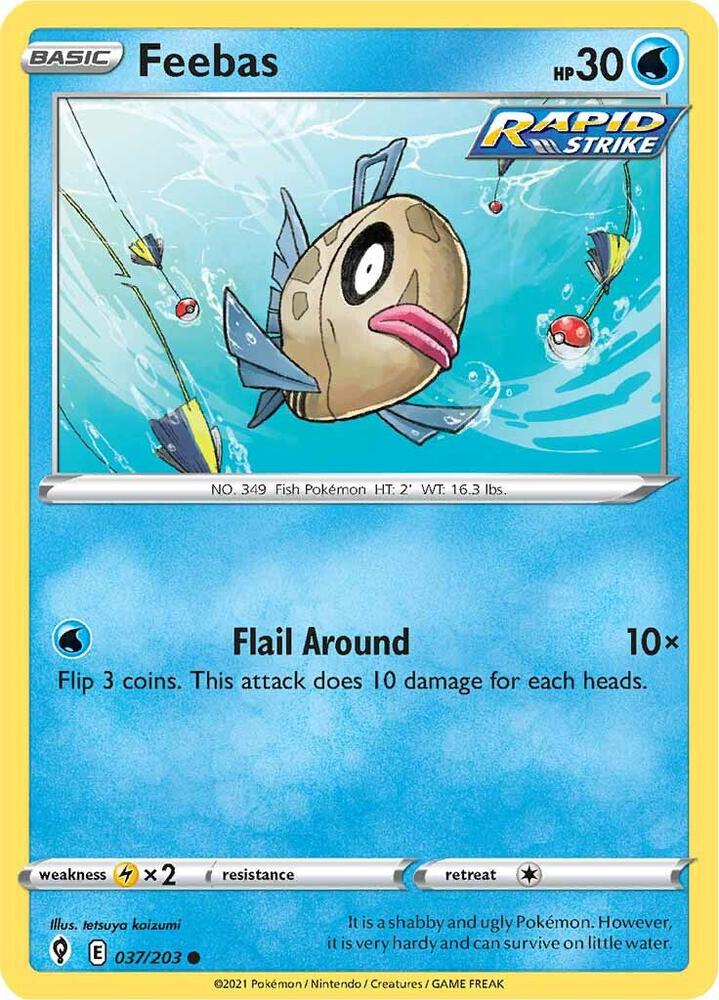 Pokemon Feebas 37/203 Evolving Skies