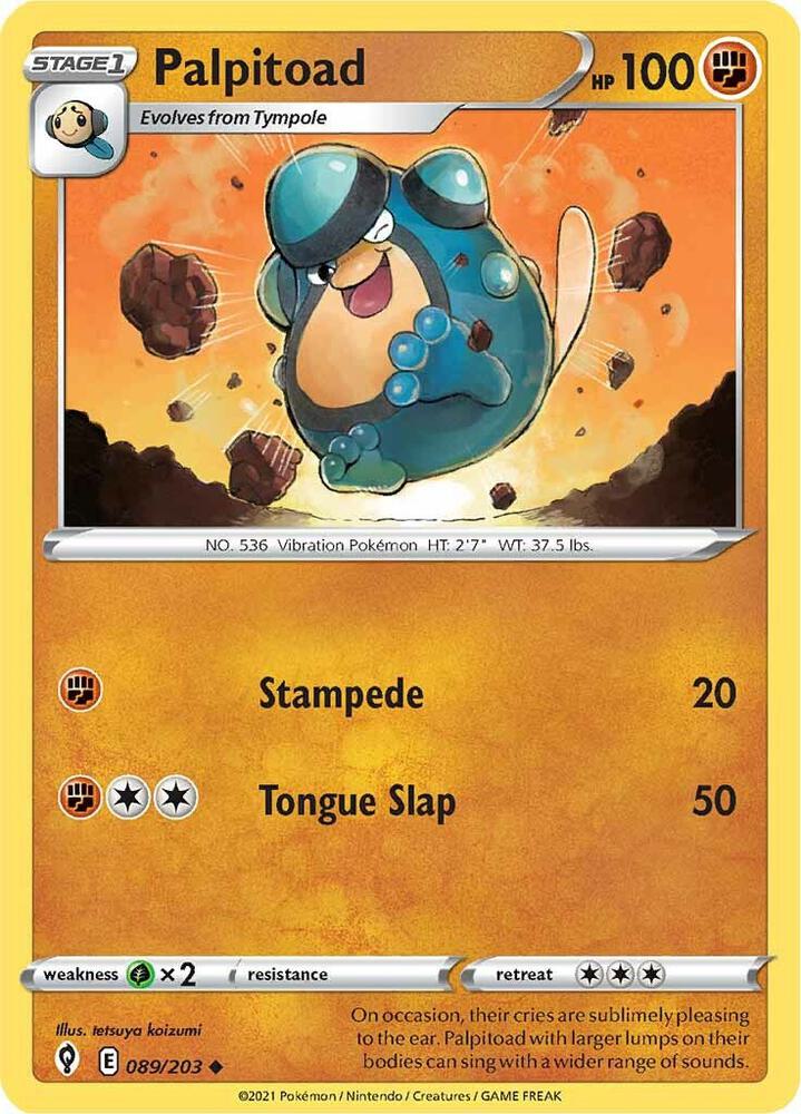 Pokemon Palpitoad 89/203 Evolving Skies