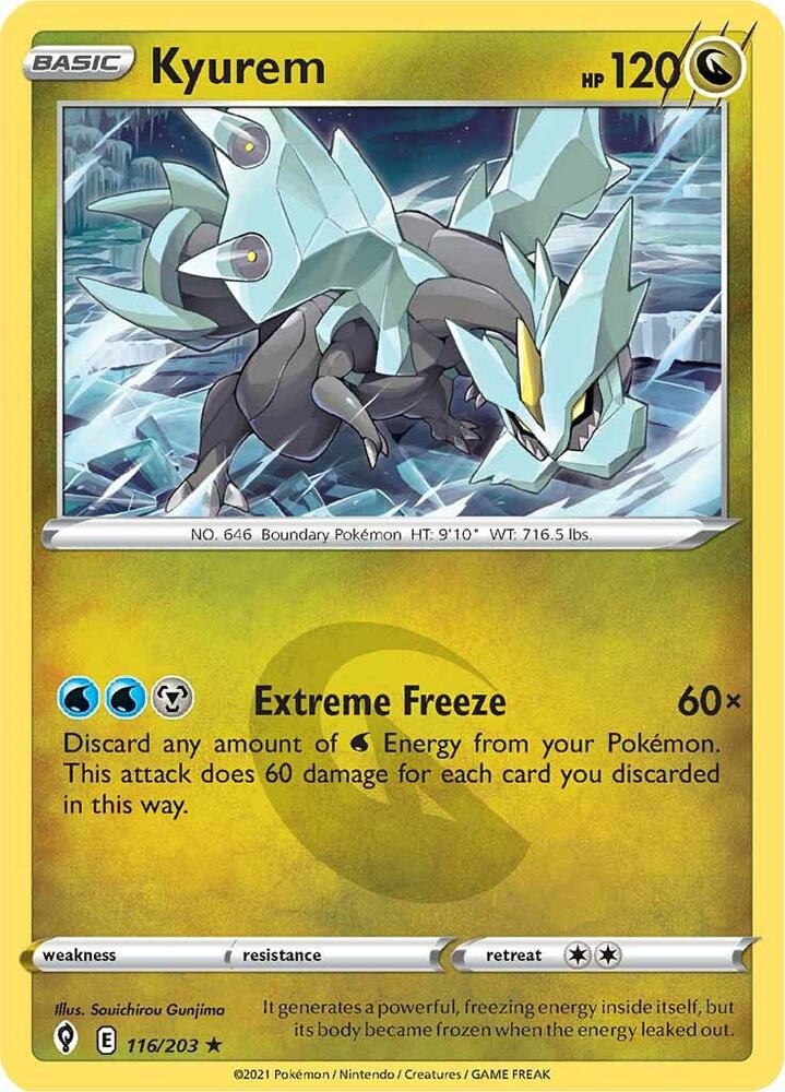 Pokemon Kyurem 116/203 Evolving Skies