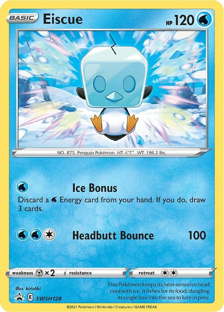 Pokemon Eiscue SWSH128 SWSH Black Star Promos