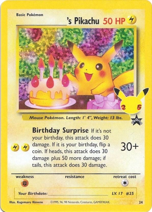 Pokemon _____'s Pikachu 24 Celebrations