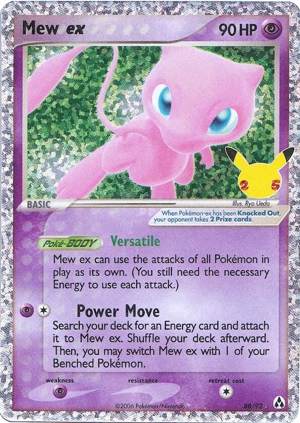 Pokemon Mew ex 88/92 Celebrations