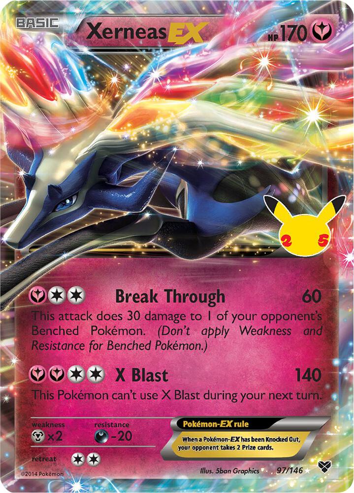 Pokemon Xerneas EX 97/146 Celebrations