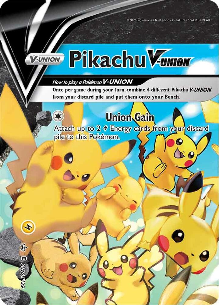 Pokemon Pikachu V-UNION SWSH139 SWSH Black Star Promos