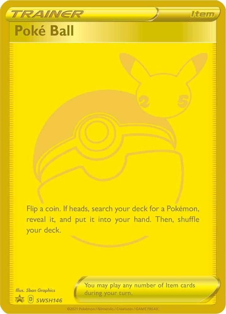Pokemon Poké Ball SWSH146 SWSH Black Star Promos