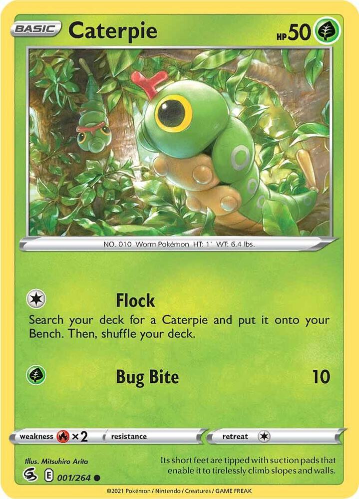 Pokemon Caterpie 1/264 Fusion Strike