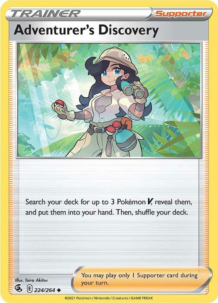 Pokemon Adventurer's Discovery 224/264 Fusion Strike