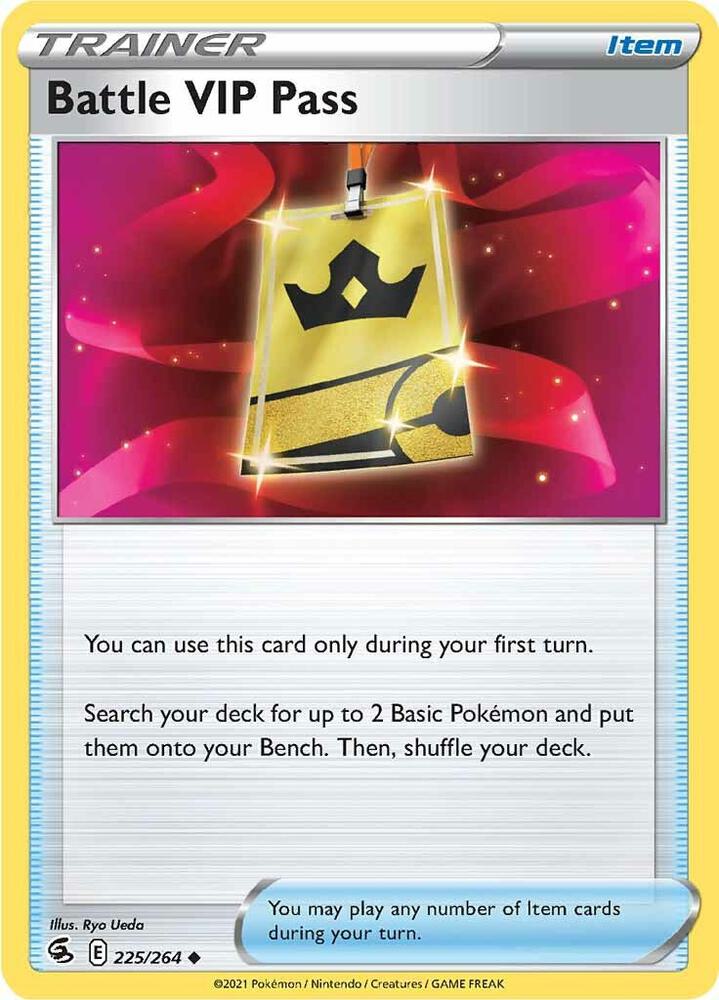 Pokemon Battle VIP Pass 225/264 Fusion Strike