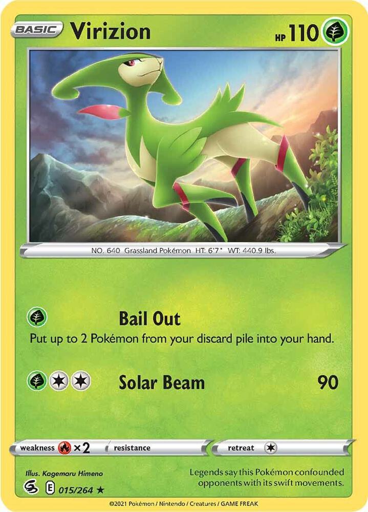 Pokemon Virizion 15/264 Fusion Strike