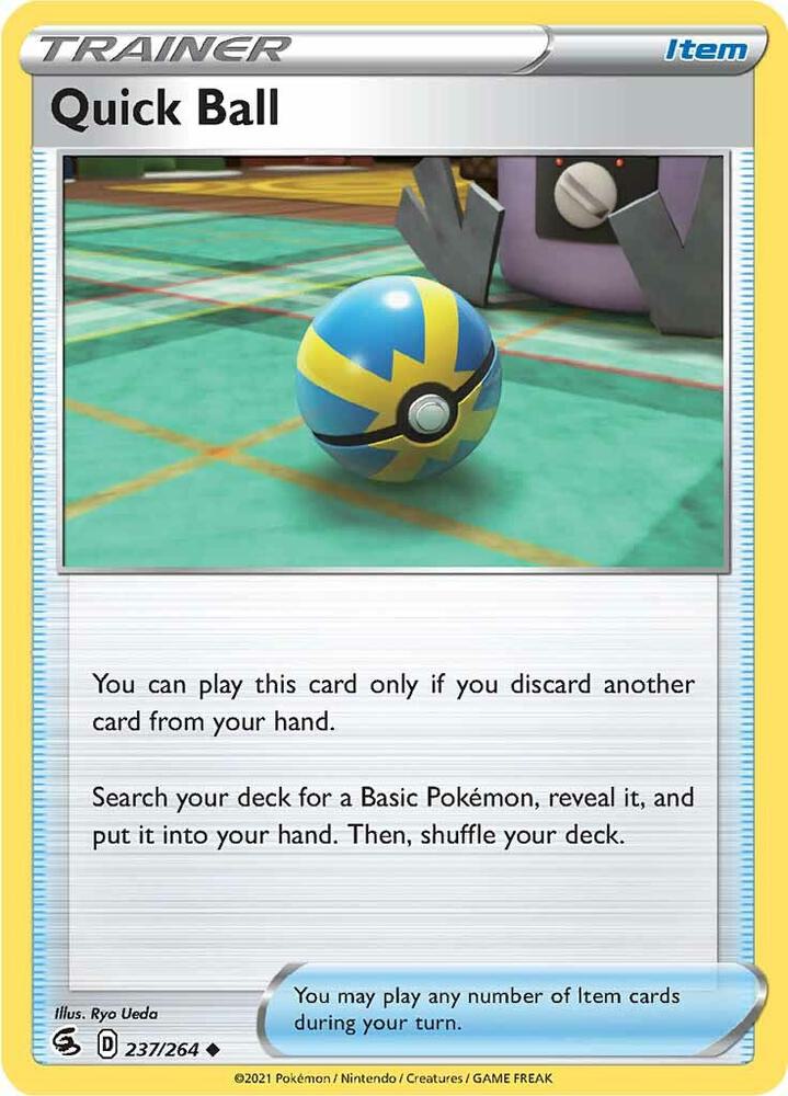 Pokemon Quick Ball 237/264 Fusion Strike