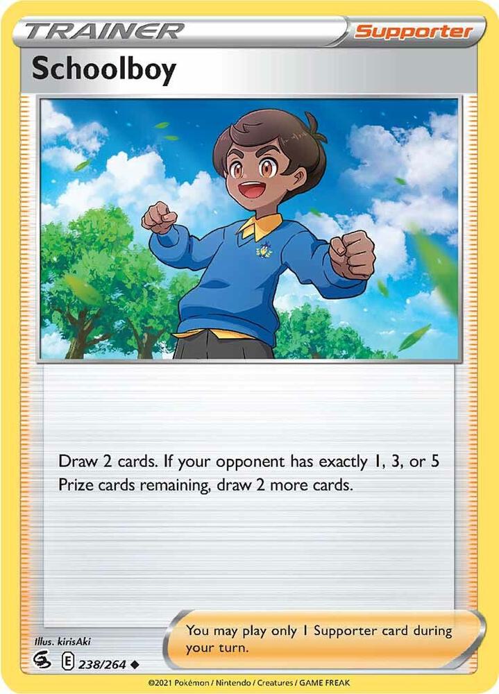 Pokemon Schoolboy 238/264 Fusion Strike