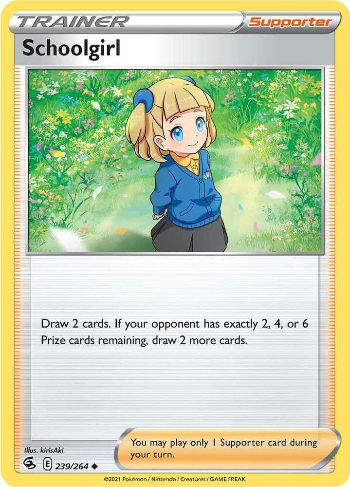 Pokemon Schoolgirl 239/264 Fusion Strike
