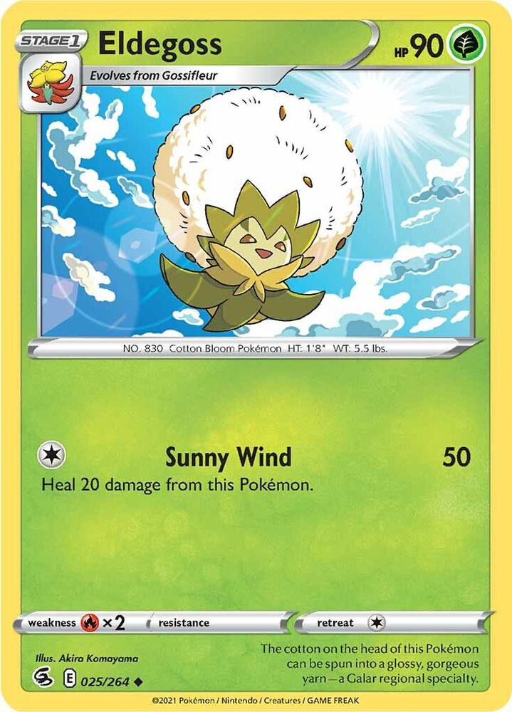 Pokemon Eldegoss 25/264 Fusion Strike