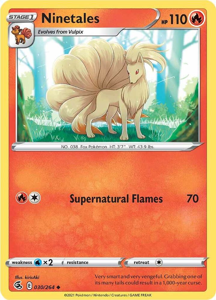 Pokemon Ninetales 30/264 Fusion Strike