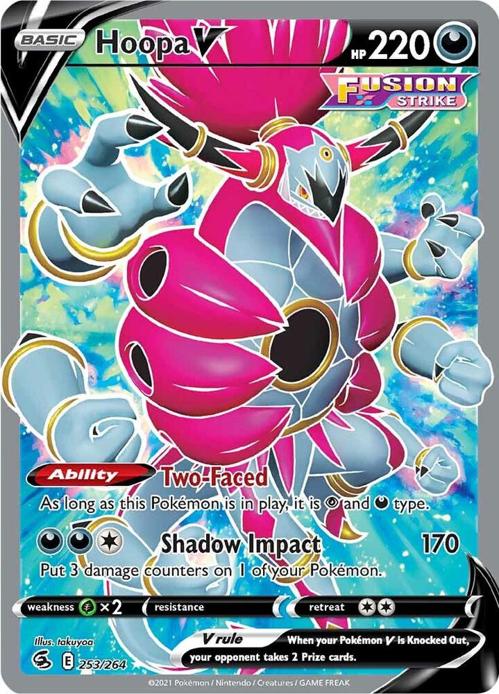 Pokemon Hoopa V 253/264 Fusion Strike