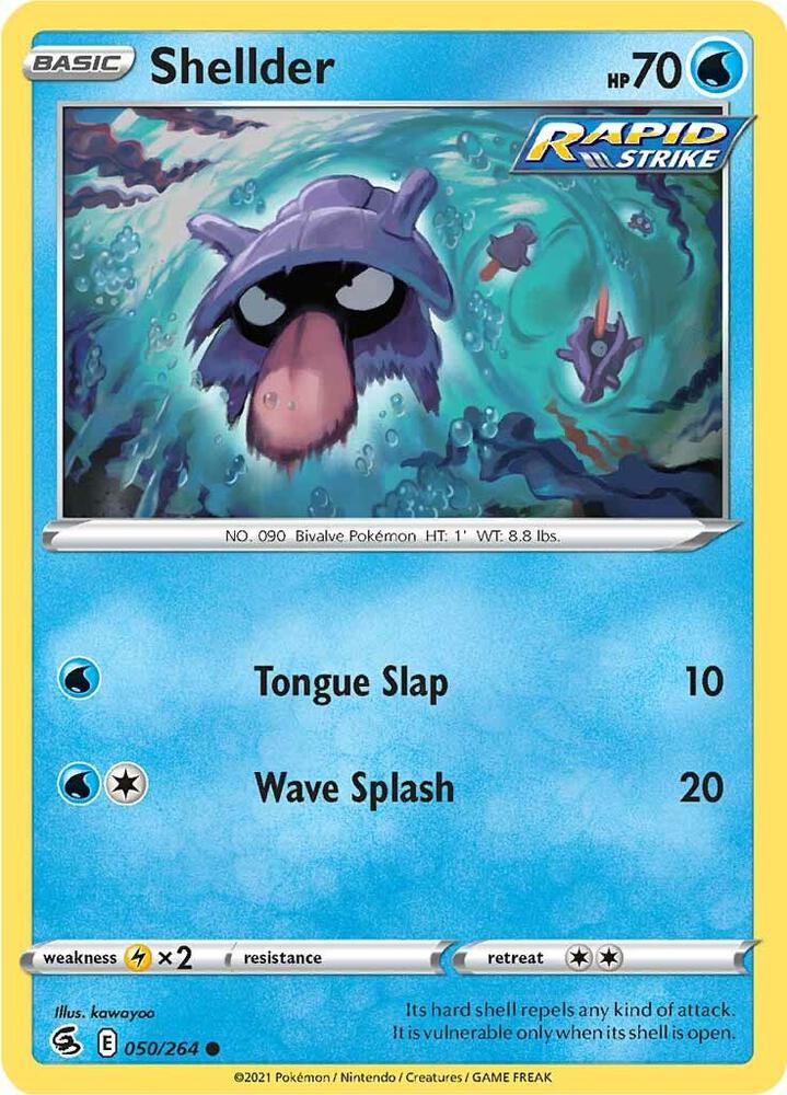 Pokemon Shellder 50/264 Fusion Strike