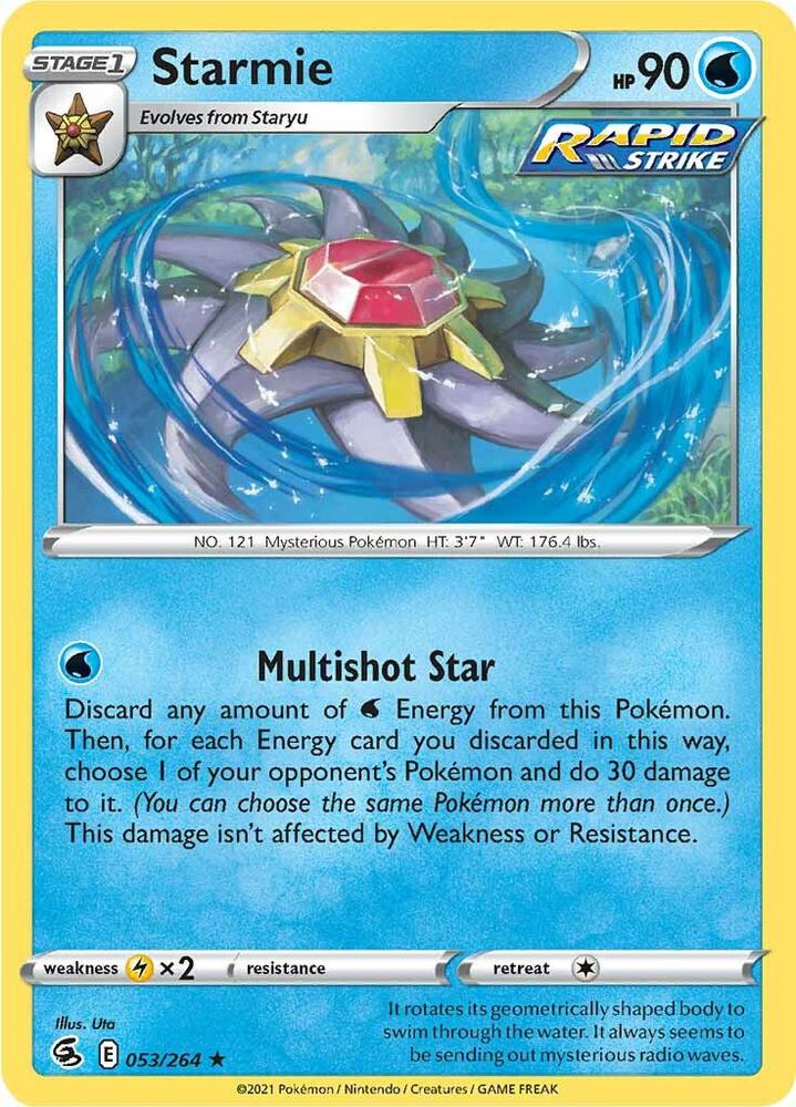 Pokemon Starmie 53/264 Fusion Strike
