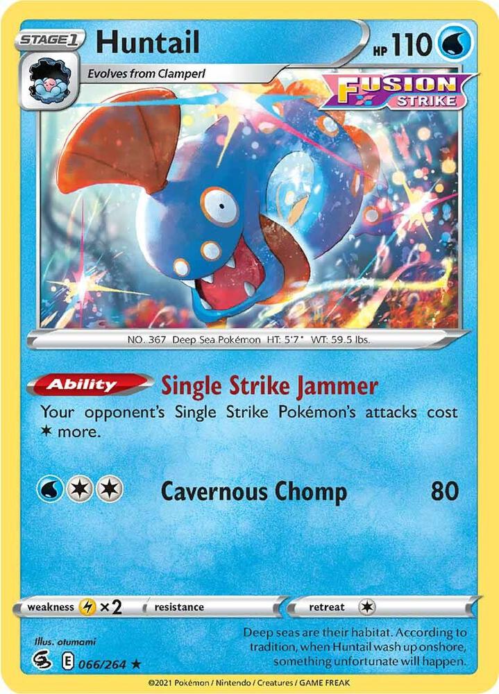 Pokemon Huntail 66/264 Fusion Strike