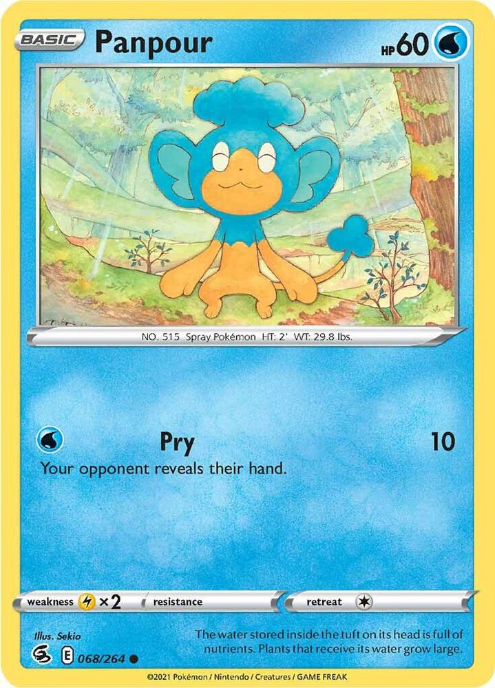 Pokemon Panpour 68/264 Fusion Strike