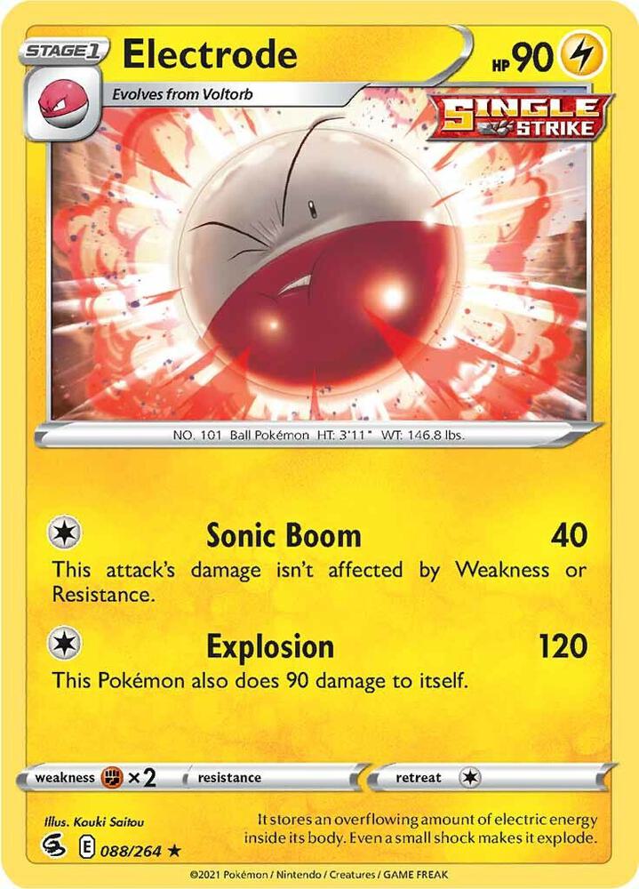 Pokemon Electrode 88/264 Fusion Strike