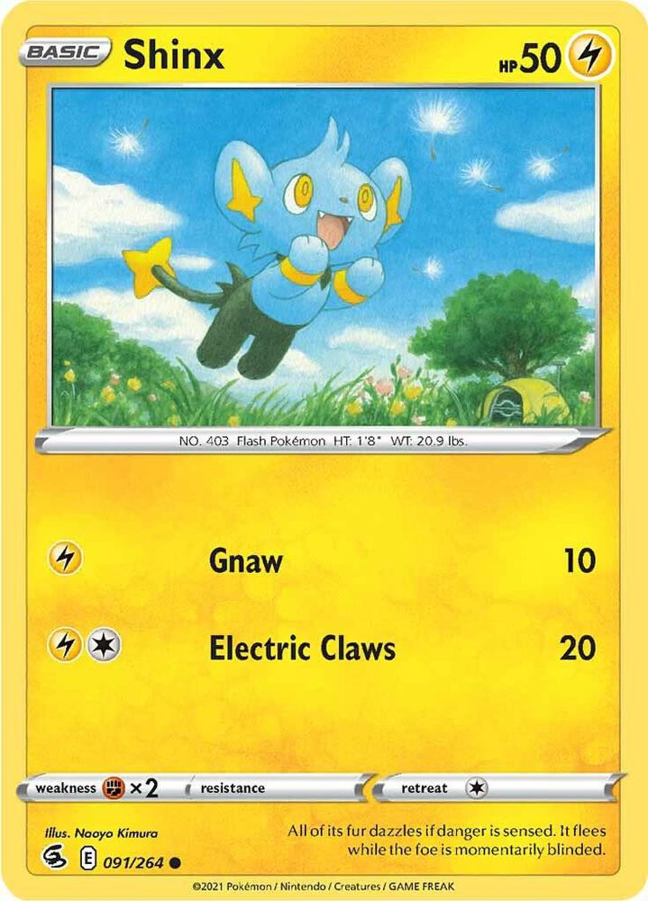 Pokemon Shinx 91/264 Fusion Strike