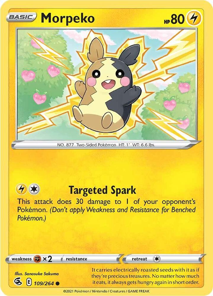 Pokemon Morpeko 109/264 Fusion Strike