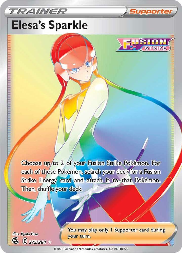 Pokemon Elesa's Sparkle 275/264 Fusion Strike