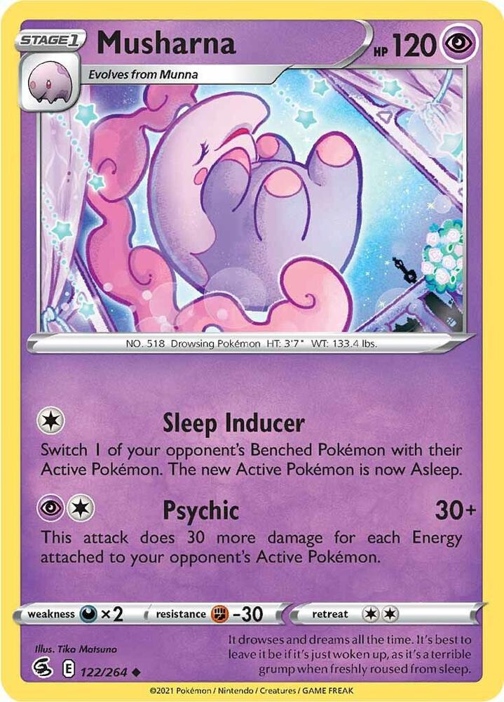 Pokemon Musharna 122/264 Fusion Strike