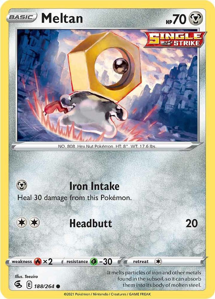 Pokemon Meltan 188/264 Fusion Strike