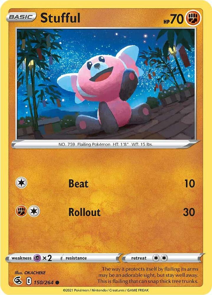 Pokemon Stufful 150/264 Fusion Strike