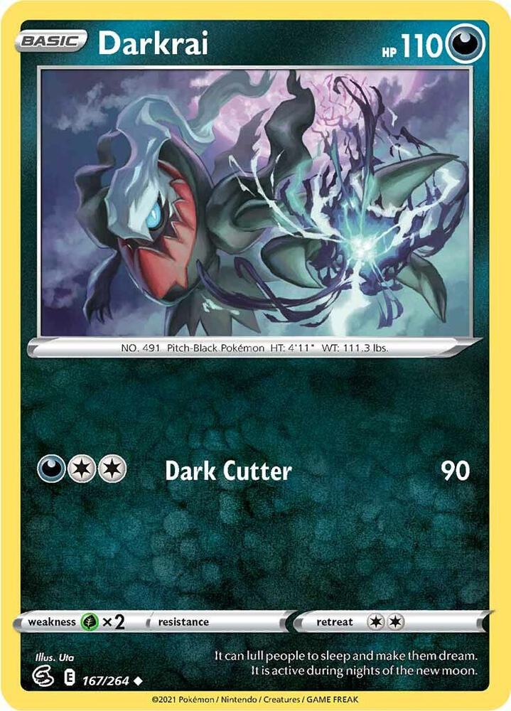 Pokemon Darkrai 167/264 Fusion Strike
