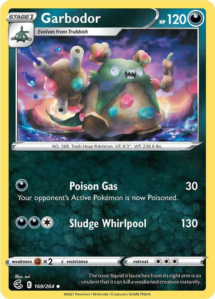 Pokemon Garbodor 169/264 Fusion Strike