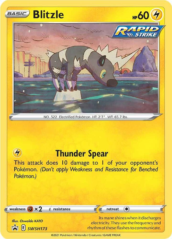 Pokemon Blitzle SWSH173 SWSH Black Star Promos