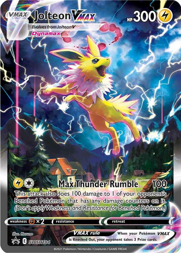 Pokemon Jolteon VMAX SWSH184 SWSH Black Star Promos