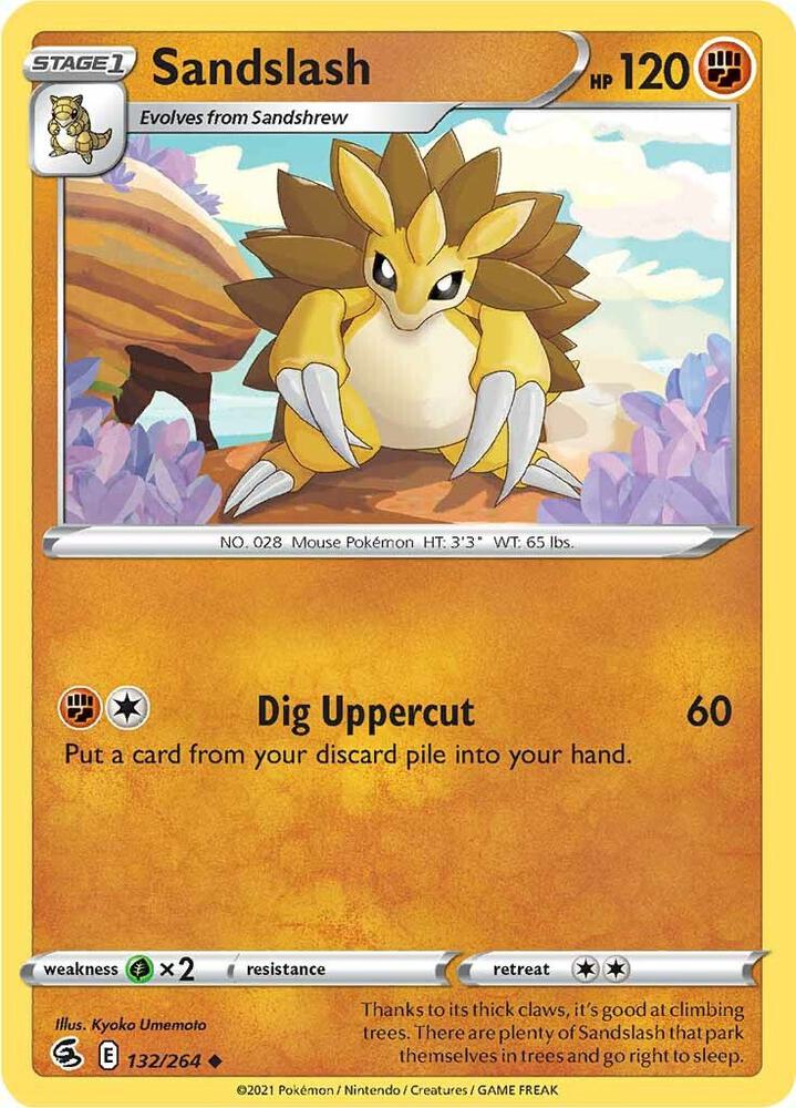 Pokemon Sandslash 132/264 Fusion Strike