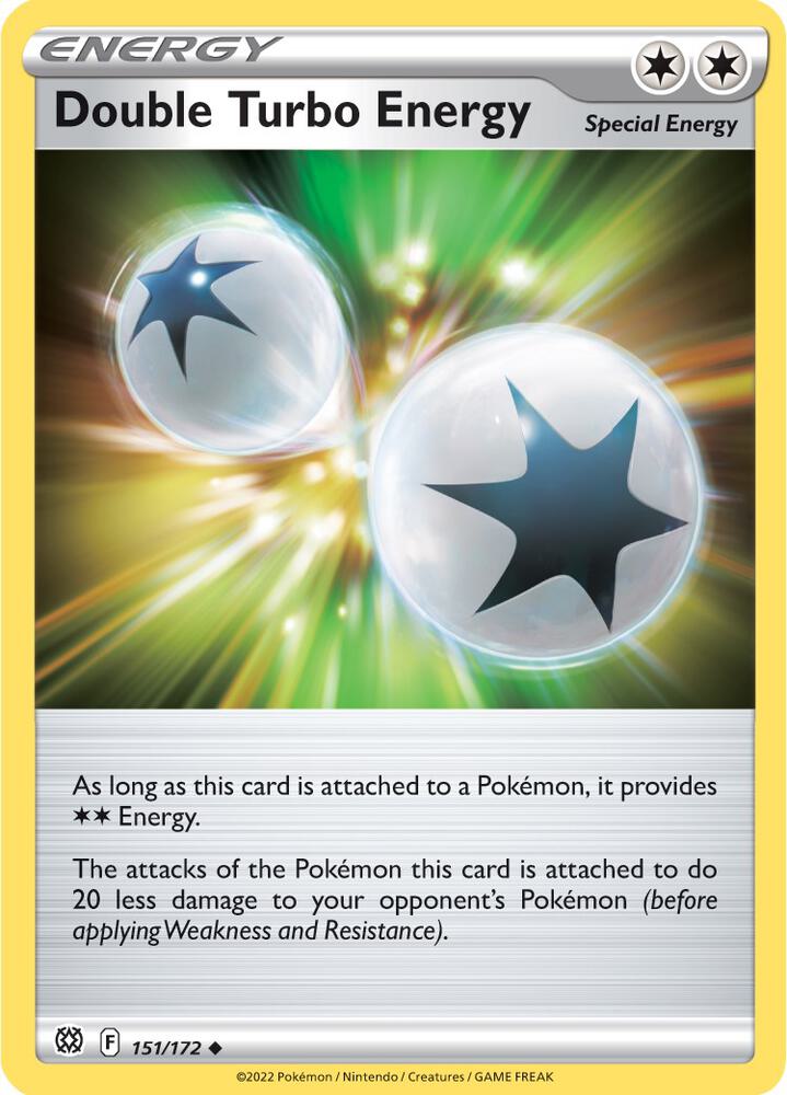 Pokemon Double Turbo Energy 151/172 Brilliant Stars