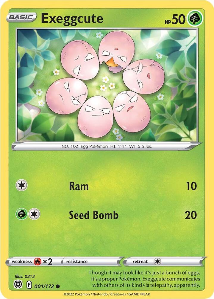 Pokemon Exeggcute 1/172 Brilliant Stars